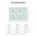 thumbnail image 5 of Disketp Gold Stars Blue Dots Pattern Flannel Blankets - Thick and Warm Blanket for Winter, Soft Fuzzy Plush King Blanket for All Seasons-60"x50", 5 of 6