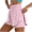 Pink, variant on Mnuaqn Women's Athletic Shorts High Waisted Running Short Pocket 2.5" Sporty Shorts Gym Workout Shorts (Red, L)