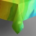 thumbnail image 5 of Rainbow Tie Dye Wave Pattern Square Tablecloth,Waterproof Square Table Cover,Wipeable Spillproof Washable Table Cover for Home Kitchen Party Decor 42"X42"(107x107cm), 5 of 6