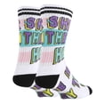 thumbnail image 4 of OoohYeah Men's Funny Crew Socks, Novelty Cool Non Binary Socks, Them they, Shoe Size 8-13, 4 of 4