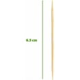 thumbnail image 3 of GUSTO Bamboo Toothpicks Double-Point Tooth Picks Wooden Appetizer Picks, 2000 pack, 3 of 7