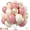 Dusty Pink White, variant on Dusty Pink White Balloons, 50Pcs 12 Inches Pink Sand White Metallic Gold Birthday Balloons for Girls Birthday Party Wedding Anniversary Bridal Engagement Baby Shower Decorations