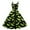 Green, variant on TTUHYWXI Novelty Spaghetti Strap Dress Women Casual Sundress Bat Print Halloween Sexy Party Club Dresses (Green, XL)