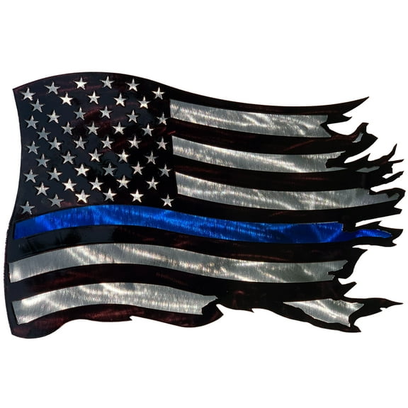 American Flag Metal Decor