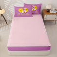 thumbnail image 4 of Manfei Softball Gamer Zipper Queen Comforter Set with Fitted Sheet and 2 Pillowcases,Ball Sport Zipper Bedding Set,Pink Reversible,4-Piece, 4 of 7