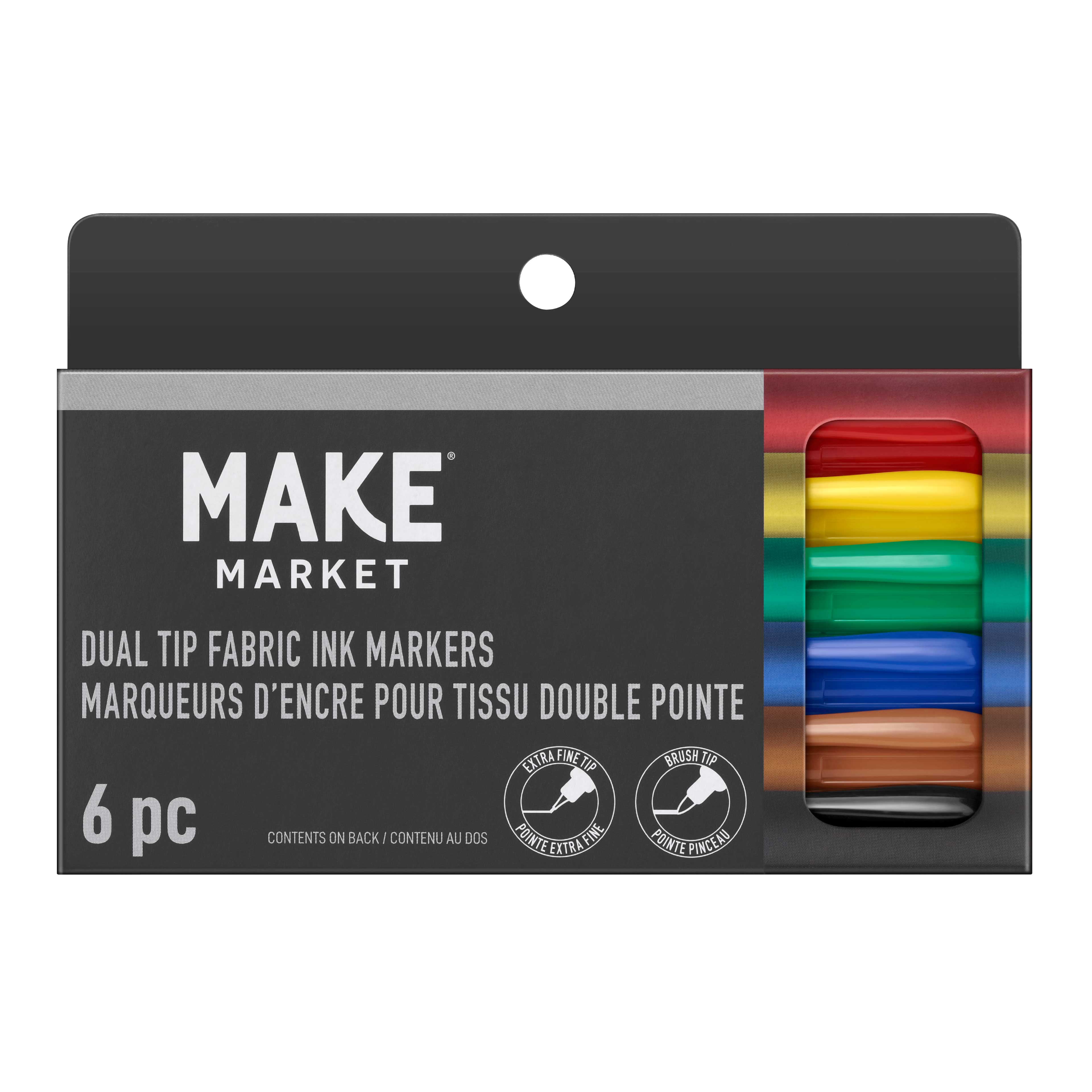Dual Tip Fabric Ink Markers by Make Market