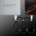 thumbnail image 5 of 3.3ft. (1m) Magnetic Self Winding USB-C Charging and Data Sync Cable Compatible with Apple iPhone 16 & 15, Samsung Galaxy S23, GPS and Tablets & Android Devices, 5 of 10
