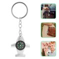 thumbnail image 4 of KAKOWELY mini Boussole 2 Pcs Porte-Clés mini Boussole pour Randonnée et Camping Petite Boussole de Poche avec Anneau Porte-Clés Accessoire de Camping Boussole Créative en Forme d'Avion Porte-Clés, 4 of 5