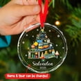 thumbnail image 3 of Bus Driver Design Glass Christmas Ornament for Tree, Commemorative 2025, Holiday Festival Ornament, Romantic Valentine Decor, Mother’s Day Ornament, Cozy Christmas Decoration for H, 3 of 7