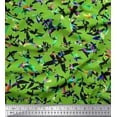 thumbnail image 1 of Soimoi polyester Crepe Fabric Bird & Texture Decor Fabric Printed Yard 42 Inch Wide, 1 of 1