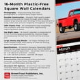 thumbnail image 6 of Classic American Pickups OFFICIAL | 2026 12x24" (Hanging) Square Wall Calendar, 6 of 9