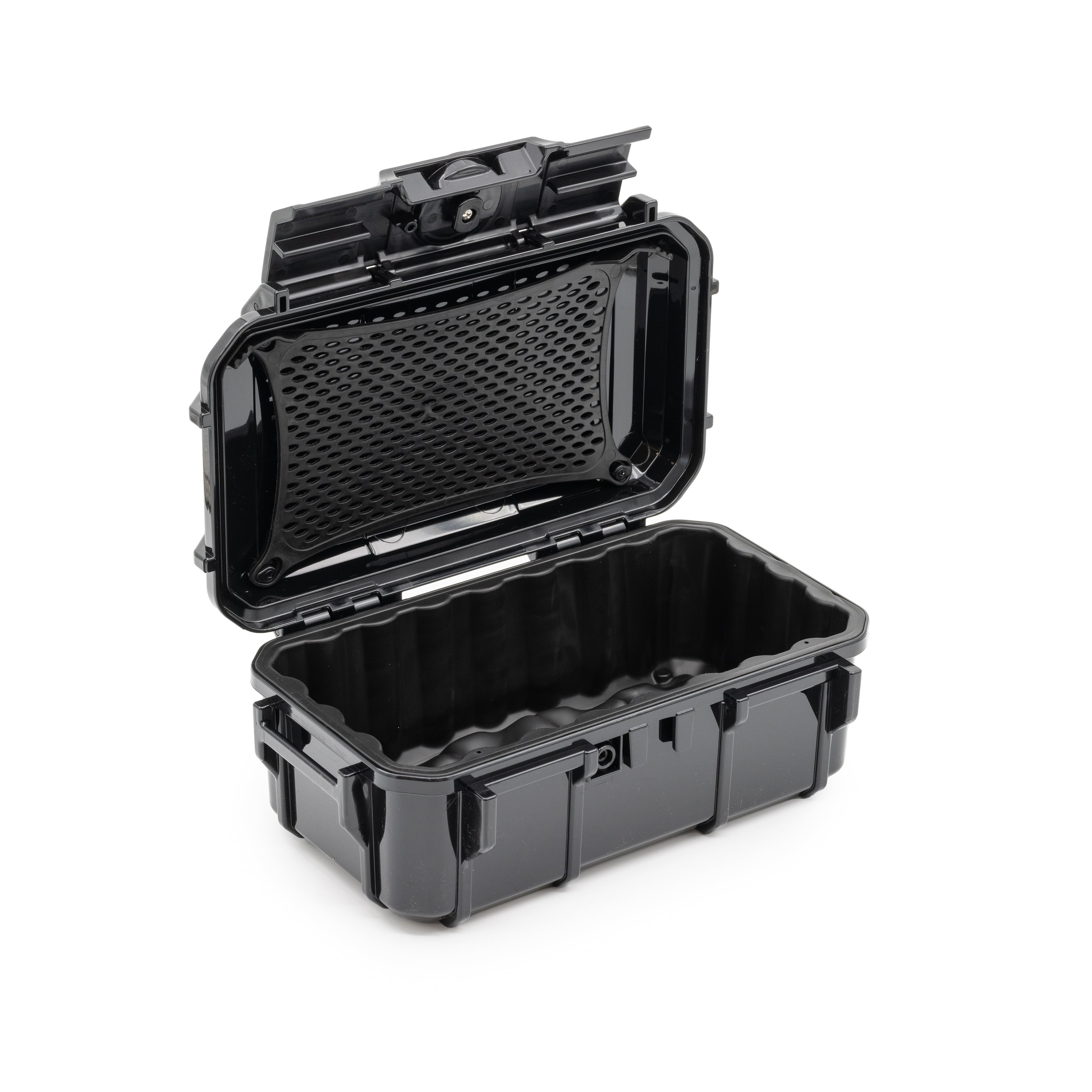 Seahorse 57 Portable Waterproof Dry Box Protective Case - Travel Safe / Mil Spec / IP67 Waterproof / USA Made - for Cameras, Action Cams, Ammunition, Rifle Ammo, Marine (Black)
