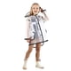 thumbnail image 2 of Chubasquero transparente con botones para niños, chubasquero con capucha para niños, ropa impermeable oso de fresa Electrónica, 2 of 4