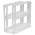 thumbnail image 4 of Cateissary Estante de almacenamiento TureClos, organizador giratorio, estante de almacenamiento de plástico Push-pull para cocina y baño, 4 of 6