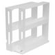 thumbnail image 3 of Cateissary Estante de almacenamiento Organizador giratorio Estante de almacenamiento de empuje y extracción de plástico para baño de cocina, 3 of 6