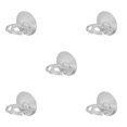 thumbnail image 3 of bedienty Toothbrush Holder Removable Wall-mounted Waterproof Self-adhesive Toothpaste Shaver Rack Indoor Storage Bracket Transparent 5Set, 3 of 6