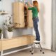 thumbnail image 3 of 4 Piezas de Cubierta de Pie de Escalera para el Hogar, Patas de Escalera de Goma, Sillas, Almohadillas de Extensión Telescópicas para Escaleras de Mano, 3 of 5