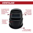 thumbnail image 4 of Careta para Soldar Lincoln Electric Sombra Fija Flip Up Negra Red Force, 4 of 6