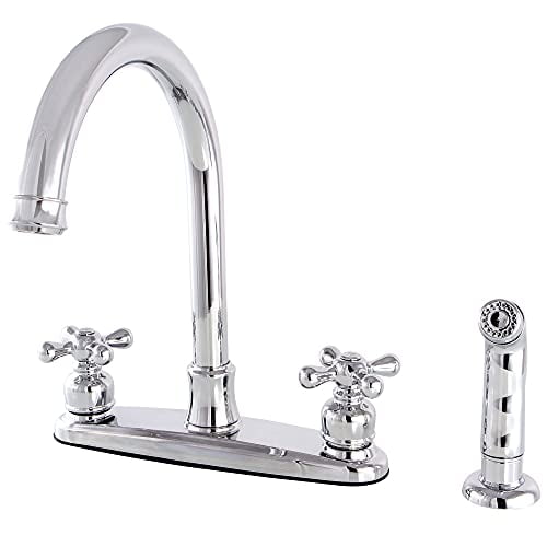 Kingston Brass FB7791AXSP Victorian 8-inch Centerset Kitchen Faucet, Chrome
