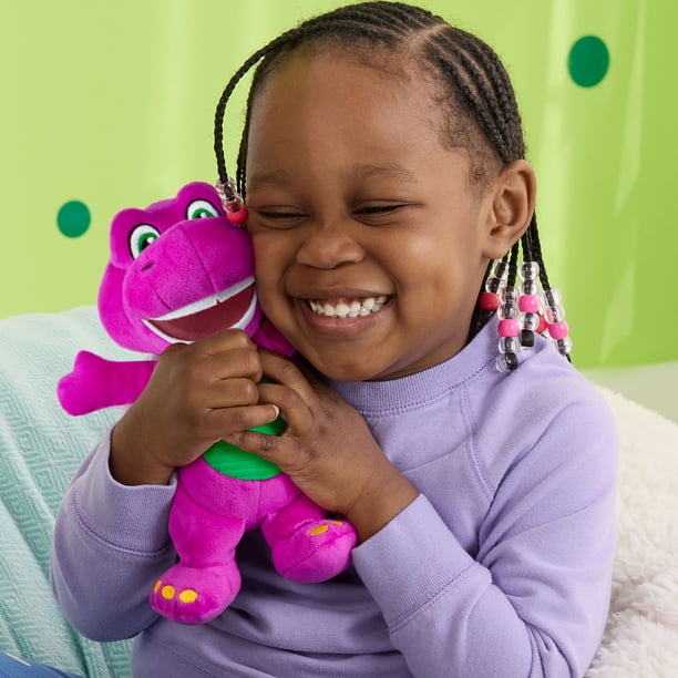 Fisher-Price Barney's World 6.5-Inch Plush Barney Toy Dinosaur for