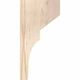 thumbnail image 3 of 3 1/2"W x 8"D x 16"H Monterey Smooth Corbel, Douglas Fir, 3 of 9