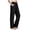 Black, variant on Bloomae Straight Leg Sweatpants for Women Lightweight Thin Casual Drawstring Elastic High Waist Loose Wide Leg Pants Stretch Quick Dry Soft Athletic Lounge Pants with Pockets