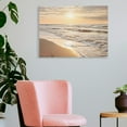thumbnail image 3 of Fenyluxe Ocean Sunset Tropical Sands Beach Artwork Nature Sea Waves Contemporary Seascape Painting Prints on Canvas - Home Wall Decorations 16x12in, 3 of 6