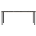 thumbnail image 4 of vidaXL Patio Dining Set Dining Table and Chairs Furniture Set Poly Rattan, 4 of 11
