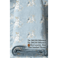 thumbnail image 4 of Easter Throw Blanket with Hydrangea Bunny, Soft Flannel Easter Blanket for Adults, Spring Floral Rabbit Fuzzy Cozy Blankets for Couch Sofa, 40x50 Inch, 4 of 7