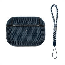 ELEHOLD Fabric Case Compatible with AirPods Pro 2 Case with Anti-Lost key Strap, Premium Luxury Fabric Woven Nylon Case Skin Protective for AirPods Pro 2 2022,Blue
