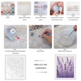 thumbnail image 3 of Paint by Numbers Kit for Adults, Purple Lavender Blossoms Tranquil Scene Paint by Numbers, Easy Paint by Numbers Kit for Adults Beginner, DIY Adult Paint by Number Kits on Canvas, Home Decor, 3 of 7