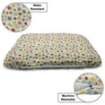 thumbnail image 3 of Colorful Pet Bed, Illustration Large and Little Various Stars Motif on Plain Background, Chew Resistant Pad for Dogs and Cats Cushion with Removable Cover, 24" x 39", Multicolor, by Ambesonne, 3 of 4