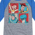 thumbnail image 3 of Toy Story 4 - Group Grid - Toddler & Youth Raglan Graphic T-Shirt, 3 of 4