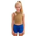 thumbnail image 6 of Kctiaxy Khaki Kids Tank Tops for Girls Round Neck Sleeveless Cotton Top Loose Fits Hollow Out Tees Summer Tanks Cute Top 18-24 Months, 6 of 6