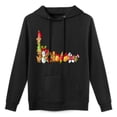 thumbnail image 3 of Men Women Fleece Lined Christmas Tree Snowman Reindeer Sweatshirt Crewneck Long Sleeve Pullover Top Casual Fall Clothes  Workout Shirt, 3 of 8