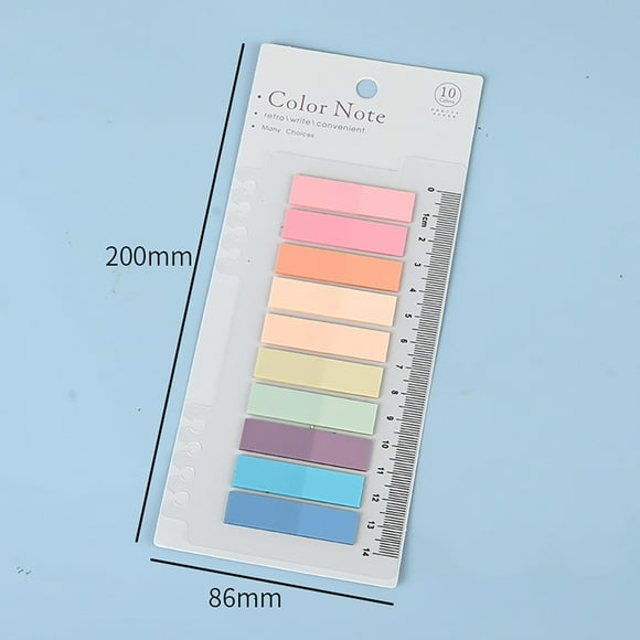 Cqxid Sticky Note Under $5 Index Marker Sticker Morandi Translucent Creative Notes Students Focus On Note Classification Notes N Times