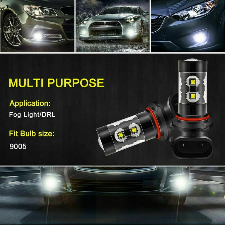 For 2006 - 2008 2009 Dodge Charger 6X 6000k LED Headlight Bulbs Hi/Low + Fog Light For 2006 - 2008 2009 Dodge Charger 6X 6000k LED Headlight Bulbs Hi/Low + Fog Light