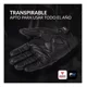 thumbnail image 2 of Guantes Para Moto Motowolf 0305 Protección Piel Motociclista Talla G negro, 2 of 8