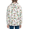 thumbnail image 6 of Rocae Pretty Floral With Leaves for Zip Up Hoodies for Teen Sweatshirt with Hood-Medium, 6 of 6
