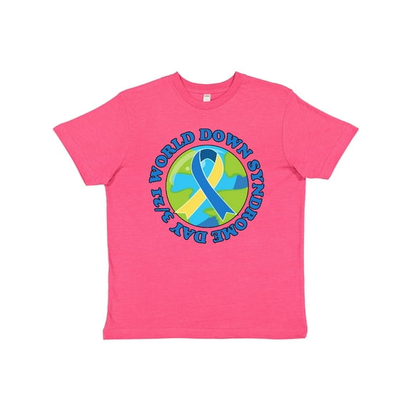 Inktastic World Down Syndrome Day March 21 with Planet Earth Youth T-Shirt