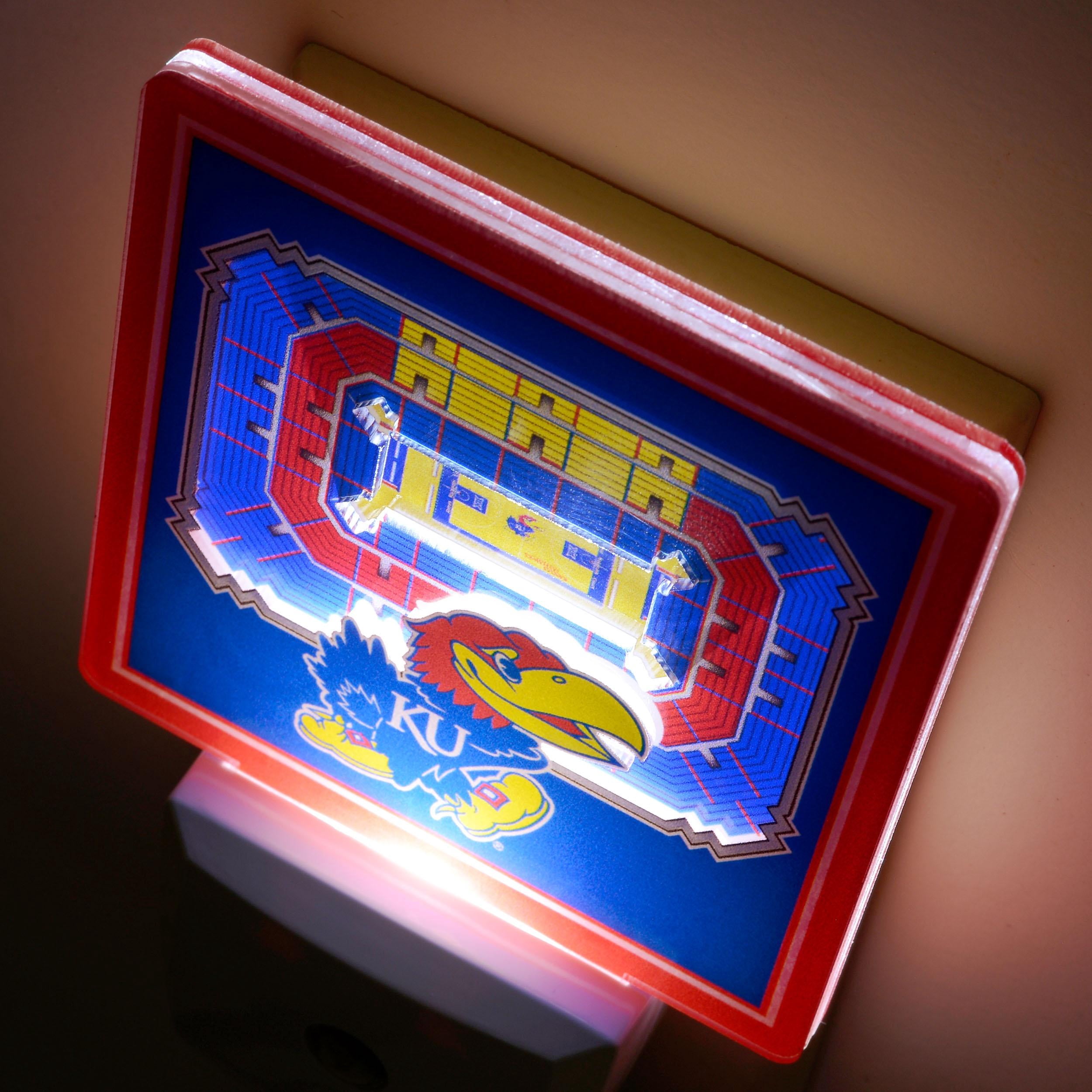 YouTheFan NCAA Kansas Jayhawks StadiumView Nite Light
