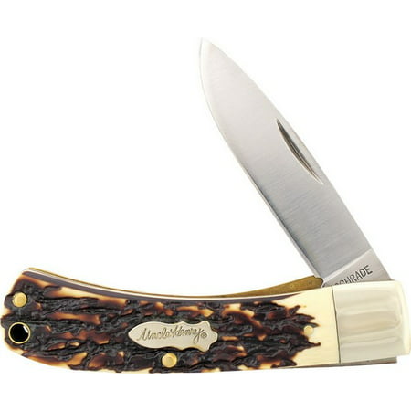 Schrade 55UH Uncle Henry Special Edition Bruin Stag Folding Knife Pocket (Best Uk Legal Folding Knife)
