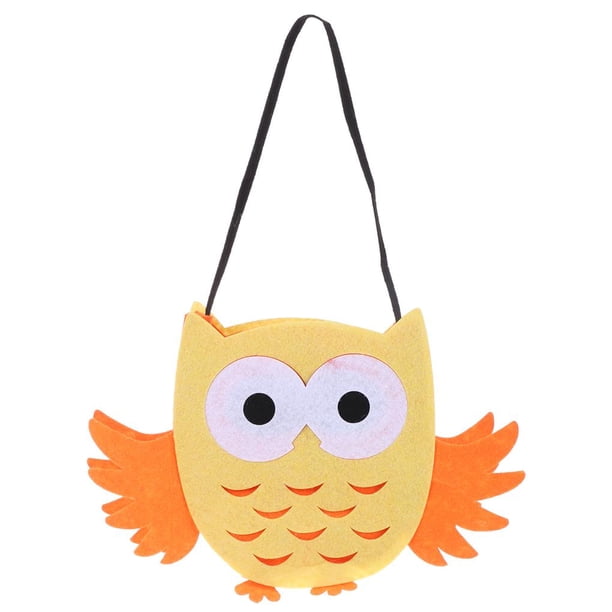 Bewildely Bolsas de tela no tejida de Halloween Bolsas de cubo de regalo de dulces de Halloween Goodie Tote Treat Basket Buggy Bag Decoración para Home Kits de decoración para fiestas Numero 3 Bewildely HA027262-03