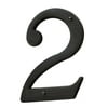 Baldwin Estate 90672.102.CD Solid Brass Traditional House Number Two in Oil Rubbed Bronze, 4.75"