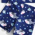 thumbnail image 5 of TOWED22 Baby Boys Swim Set Short/Long Sleeve Rash Guard Set for Toddler Boys Two Piece Bathing Suits Swimwear(Dark Blue,6-7 Y), 5 of 7