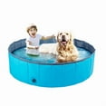 thumbnail image 4 of Foldable dog pool, foldable hard plastic dog swimming pool, portable children's swimming pool, pet pool, dog shallow pool, bathtub suitable for small dogs, medium and large dogs, cats and children, 4 of 7