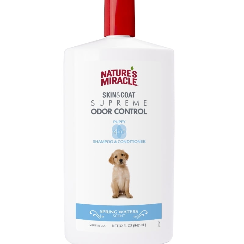 Nature's Miracle OdorControl Puppy Shampoo & Conditioner with Spring