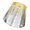 White Chrome Plating and Gold, variant on Medium Lamp Shades For Table Lamp,AEELLEEA Floor Lamp Shade For Living Room And Bedroom. 6x10x7.5inch. Art Stars Etched Black Lampshades Replacement