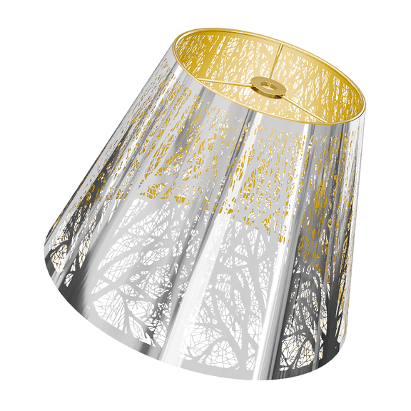 Metal Lamp Shade, AEELLEEA Medium Lampshades For Table Lamp And Wall Lamp,Barrel Lamp Shade For Floor Lamp Cover, 6x10x7.5in, Spider