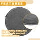 thumbnail image 4 of 4 Pcs 12.5cm Almohadilla de pulido y abrillantado de microfibra universal, almohadilla de cera de lana para pulidora de automóviles, accesorio de taladro gris oscuro, 4 of 7